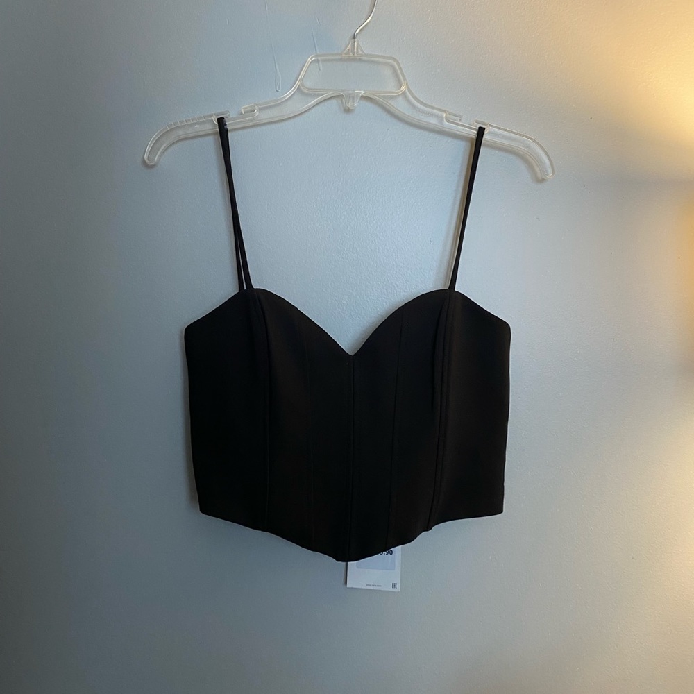 ZARA CORSET CROP TOP